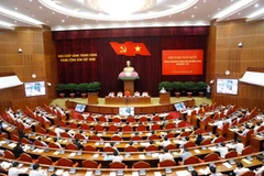 Toàn cảnh Hội nghị toàn quốc tổng kết 10 năm công tác đấu tranh phòng, chống tham nhũng, tiêu cực. (Ảnh: Phương Hoa/TTXVN)