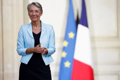 Tân Thủ tướng Pháp Elisabeth Borne tại lễ nhậm chức ở Paris, ngày 16/5. (Ảnh: AFP/TTXVN)