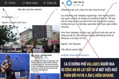 Các trang mạng xã hội đưa thông tin không đúng liên quan đến ông Alexander.