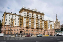 Đại sứ quán Mỹ tại thủ đô Moskva. (Nguồn: AFP/TTXVN)