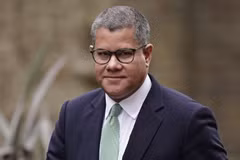 Bộ trưởng Môi trường Anh Alok Sharma. (Nguồn: Sky News)