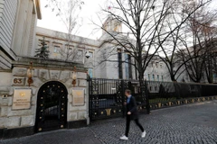 Đại sứ quán Nga tại Berlin. (Nguồn: Reuters)