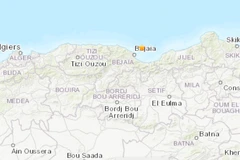 Vị trí xảy ra động đất. (Nguồn: USGS)