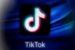 Biểu tượng của mạng xã hội TikTok. (Ảnh: AFP/TTXVN)