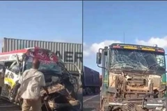 Hiện trường vụ tai nạn. (Nguồn: Kenyans.co.ke)