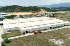 Khu nhà xưởng cho thuê của Công ty TNHH Cáp điện Việt Á. (Ảnh: Quốc Dũng/TTXVN)