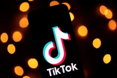 Biểu tượng ứng dụng mạng xã hội TikTok. (Ảnh: AFP/TTXVN)