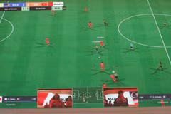 Một game đấu giữa Đội tuyển Việt Nam và Malaysia ở nội dung FIFA Online 4. (Ảnh: Minh Đông/TTXVN)