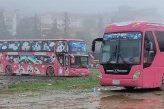 Xe biển nước ngoài vận tải khách liên tỉnh. (Nguồn: Kinhtedothi.vn)