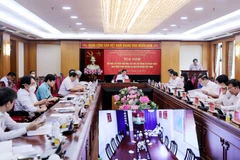 Quang cảnh toạ đàm. (Ảnh: Phương Hoa/TTXVN)