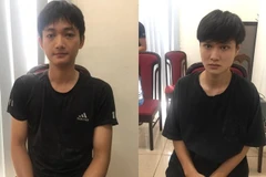 Trần Văn Dũng (trái) và Đỗ Hữu Hưởng. (Nguồn: An ninh Thủ đô)