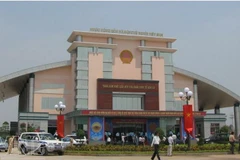 Cửa khẩu quốc tế Hoa Lư-Lộc Ninh. (Ảnh: Vietnam+)