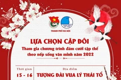 Đám cưới tập thể sẽ diễn ra vào ngày 15-16/10. (Nguồn: Thành Đoàn Hà Nội)