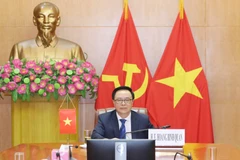 Trưởng Ban Đối ngoại Trung ương Hoàng Bình Quân tham dự hội nghị. (Ảnh: Phương Hoa/TTXVN)