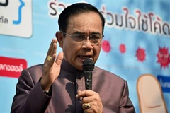 Thủ tướng Thái Lan Prayut Chan-o-cha phát biểu tại Bangkok, Thái Lan. (Ảnh: AFP/ TTXVN)