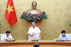 Thủ tướng Nguyễn Xuân Phúc phát biểu. (Ảnh: Thống Nhất/TTXVN)