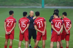 Huấn luyện viên Park Hang-seo bổ sung 3 cầu thủ từ U22 Việt Nam lên tuyển quốc gia. (Ảnh: Nguyên An)