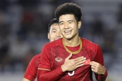 Tiền đạo Hà Đức Chinh đánh giá cao U22 Indonesia ở trận chung kết SEA Games 30 tới đây. (Ảnh: Vietnam+)