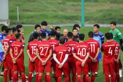 Huấn luyện viên Park Hang-seo gọi 28 cầu thủ lên tuyển U22 Việt Nam cho đợt tập trung vào đầu tháng Bảy tới. (Ảnh: Nguyên An/Vietnam+)