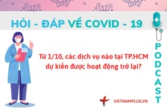 Hỏi đáp COVID-19: Các dịch vụ nào tại TP.HCM được mở lại từ 1/10?
