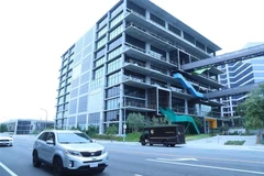 Văn phòng TikTok ở thành phố Culver, Los Angeles, Mỹ, ngày 21/8/2020. (Ảnh: THX/ TTXVN)