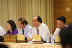 Bộ trưởng Chủ nhiệm Văn phòng Chính phủ Mai Tiến Dũng. (Ảnh: Minh Sơn/Vietnam+)