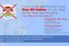 Lời kêu gọi của cộng đồng Google Map Maker với người chơi Pokemon Go Việt Nam. (Ảnh: Google Map Maker)