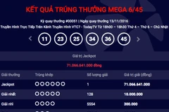 Chỉ sau hơn 10 ngày, đã có thêm một người chơi may mắn trúng giải Jackpot trị giá hơn 71 tỷ đồng. (Ảnh: Vietlott)