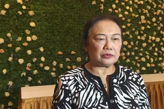Bà Nguyễn Thị Cúc, Chủ tịch Hội tư vấn thuế Việt Nam. (Ảnh: PV/Vietnam+)
