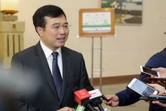 Thứ trưởng Bộ Công Thương Hoàng Quốc Vượng. (Ảnh: Trần Việt/TTXVN)