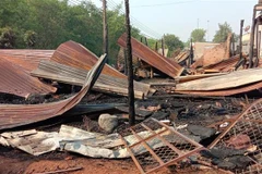 Hiện trường một vụ cháy. Ảnh minh họa. (Nguồn: TTXVN)