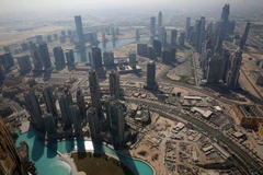 Quang cảnh thành phố Dubai nhìn từ tháp Burj Khalifa. (Nguồn: Reuters)