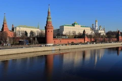 Thủ đô Moskva với các trung tâm thương mại và danh thắng nổi tiếng như quần thể cung điện Kremli, quảng trường Đỏ thu hút khoảng 1 triệu lượt du khách Trung Quốc đến thăm. (Ảnh: Trần Hiếu/TTXVN)