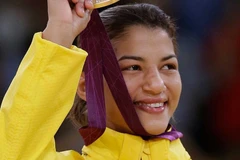 Niềm hy vọng vàng của Brazil Sarah Menezes không thi đấu thành công. (Nguồn: AP)