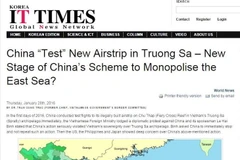 Bài viết của Tiến sỹ Trần Công Trục đăng trên tờ Korea IT Times ngày 28/1.