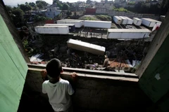 Cảnh lở đất ở Villa Nueva. (Nguồn: Reuters)