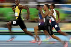 Khoảnh khắc thú vị của Usain Bolt. (Nguồn: Getty)