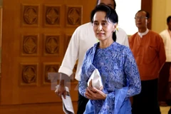 Cố vấn nhà nước Aung San Suu Kyi. (Nguồn: THX/TTXVN)
