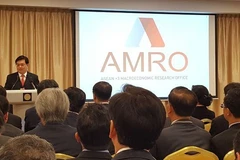 Bộ trưởng Tài chính Singapore Heng Swee Keat phát biểu trong buổi lễ khai trương. (Nguồn: channelnewsasia.com)