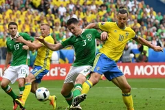 Một mình Ibrahimovic không thể giúp Thụy Điển làm nên chuyện lớn. (Nguồn: EPA/TTXVN)