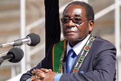 Tổng thống Zimbabwe Robert Mugabe, (Nguồn: telegraph.co.uk)