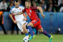 Jack Wilshere thể hiện phong độ thất thường. (Nguồn: Sportsphoto)