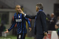 Roberto Mancini dành nhiều tình cảm cho Rodrigo Palacio. (Nguồn: AFP)