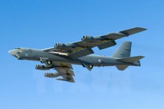 Máy bay B-52 Stratofortress trong một đợt bay kiểm tra. (Nguồn: AFP/ TTXVN)