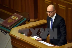 Thủ tướng Ukraine Arseniy Yatsenyuk. (Nguồn: AFP/TTXVN)