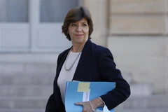Ngoại trưởng Pháp Catherine Colonna tới dự cuộc họp nội các ở Paris. (Ảnh: AFP/ TTXVN)