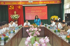 Chia sẻ kinh nghiệm xây dựng, chỉnh đốn Đảng trong khối cơ quan - doanh nghiệp tỉnh Hưng Yên. (Ảnh minh họa: Mai Ngoan/TTXVN)