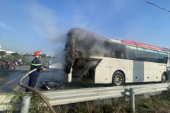 Hiện trường vụ cháy. (Nguồn: VOV)