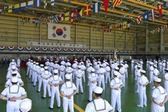 Lực lượng hải quân Mỹ. (Ảnh: Yonhap/TTXVN)