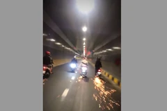 Hình ảnh cắt từ clip. (Nguồn: Facebook)